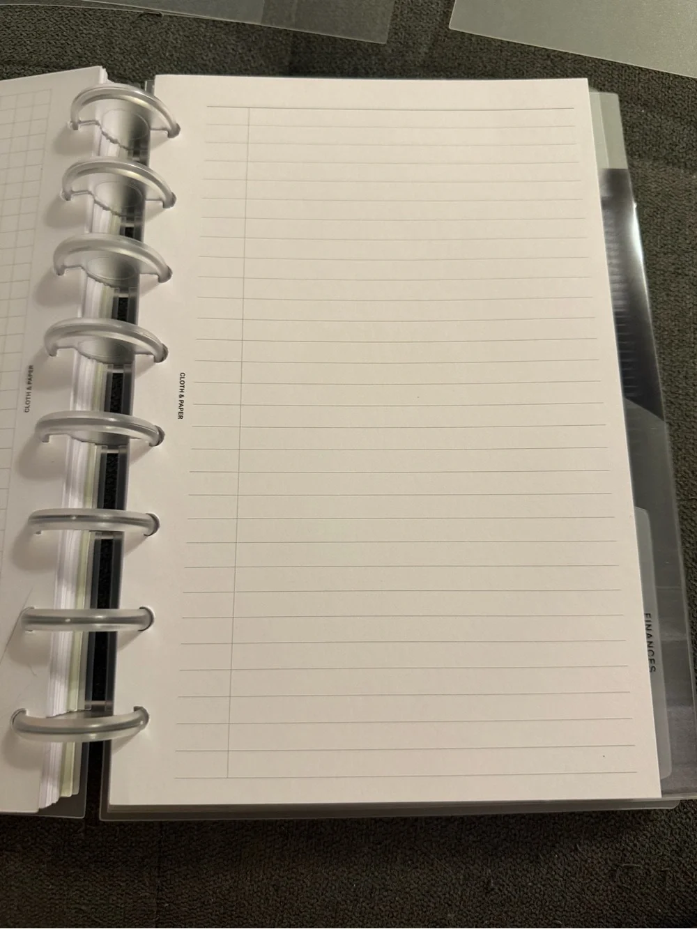 Cloth and Paper FORMA Junior (8disc) size beginner planner.
